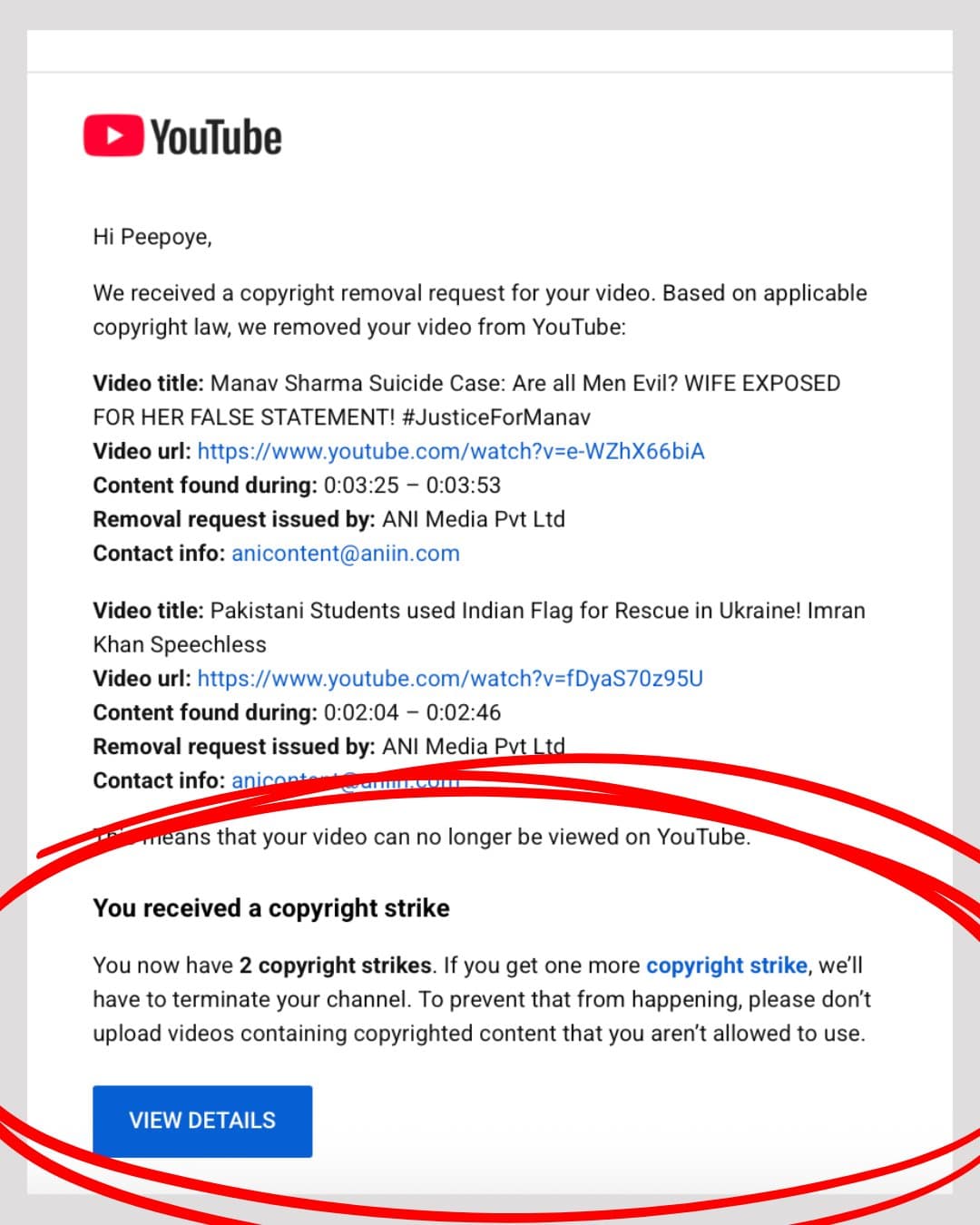 Image for ANI's Aggressive Copyright Strikes Against YouTubers Spark Debate Over Fair Use and Digital Rights