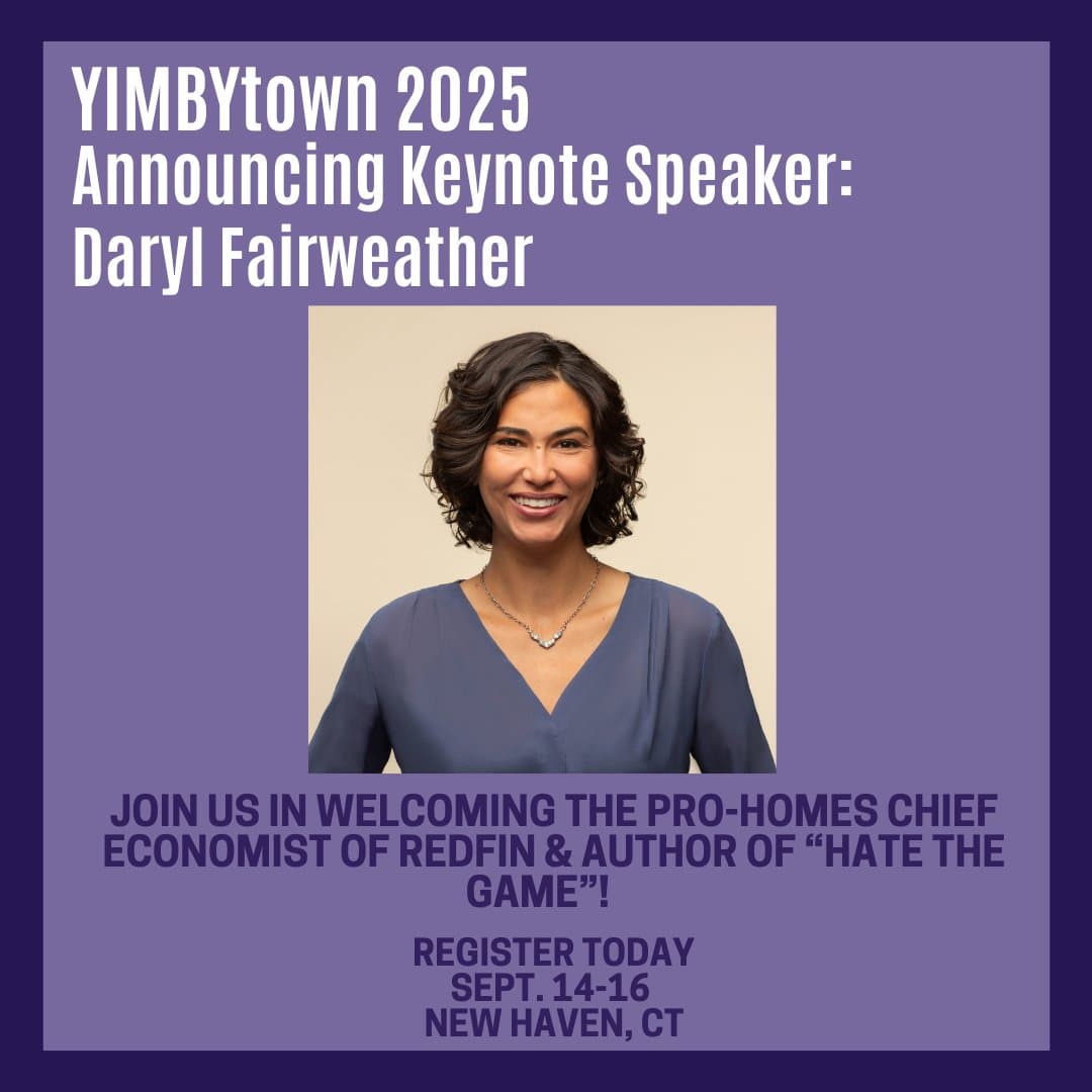 Image for Redfin Chief Economist Daryl Fairweather to Keynote YIMBYtown 2025 in New Haven, Highlighting Housing Supply Solutions