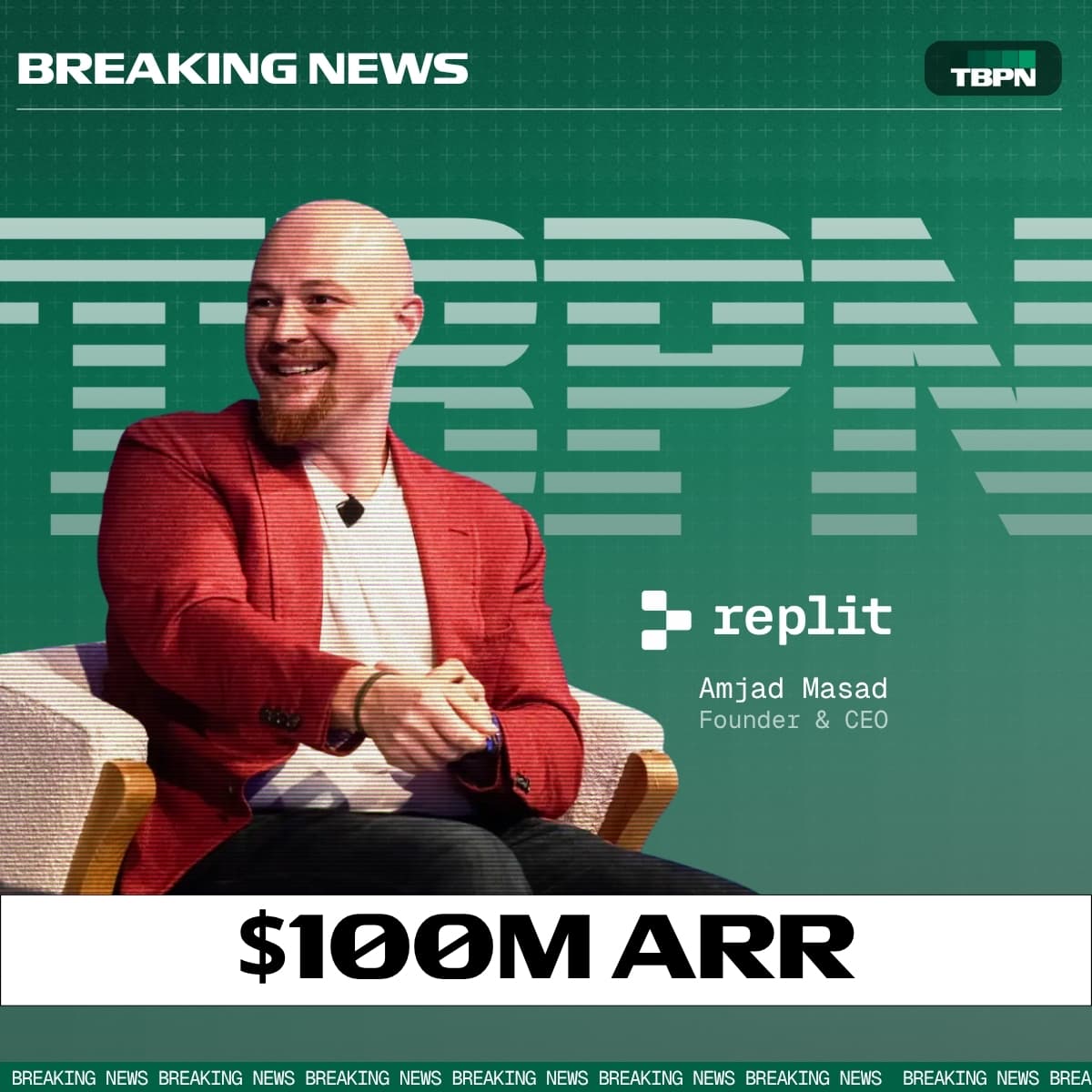 Image for Replit Achieves $100 Million ARR with Tenfold Growth in Under a Year