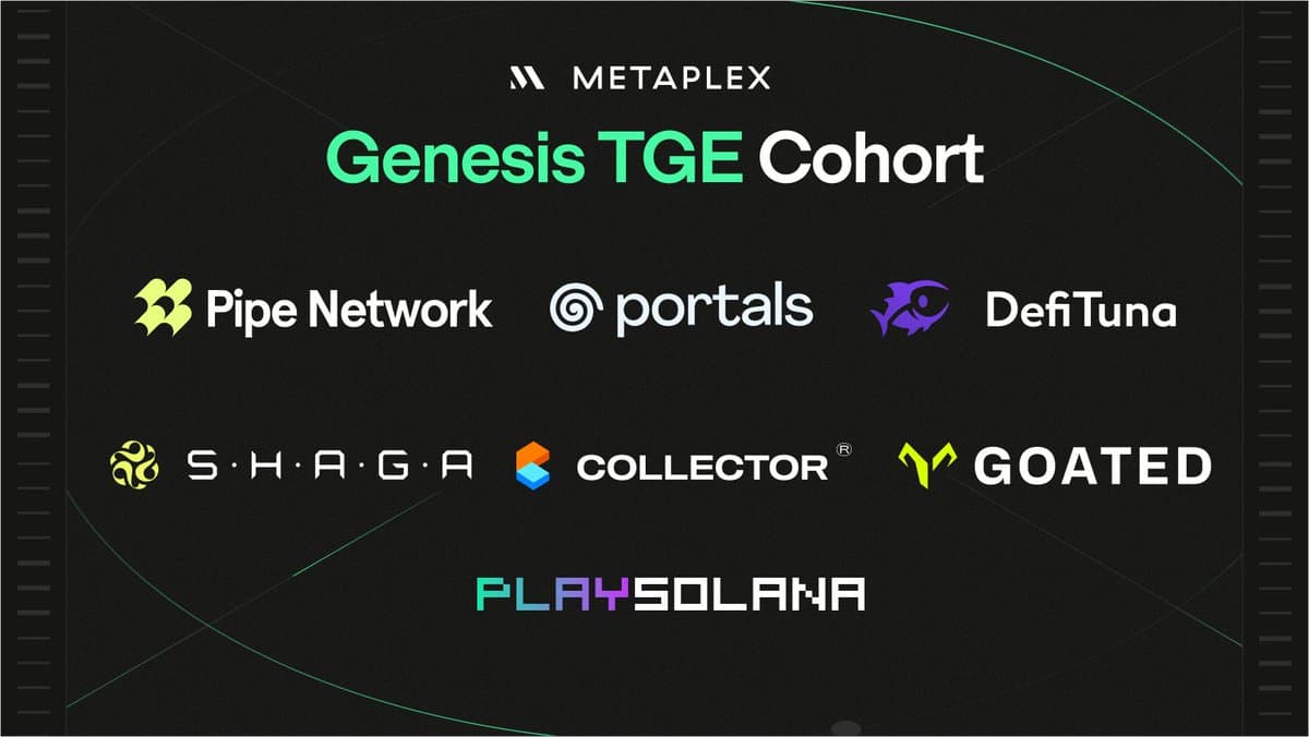 Image for Metaplex Launches Genesis Protocol to Revolutionize Onchain Token Offerings on Solana, Building on $10 Billion Ecosystem