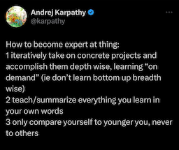 Andrej Karpathy Unveils Three-Step Blueprint for Accelerated Mastery