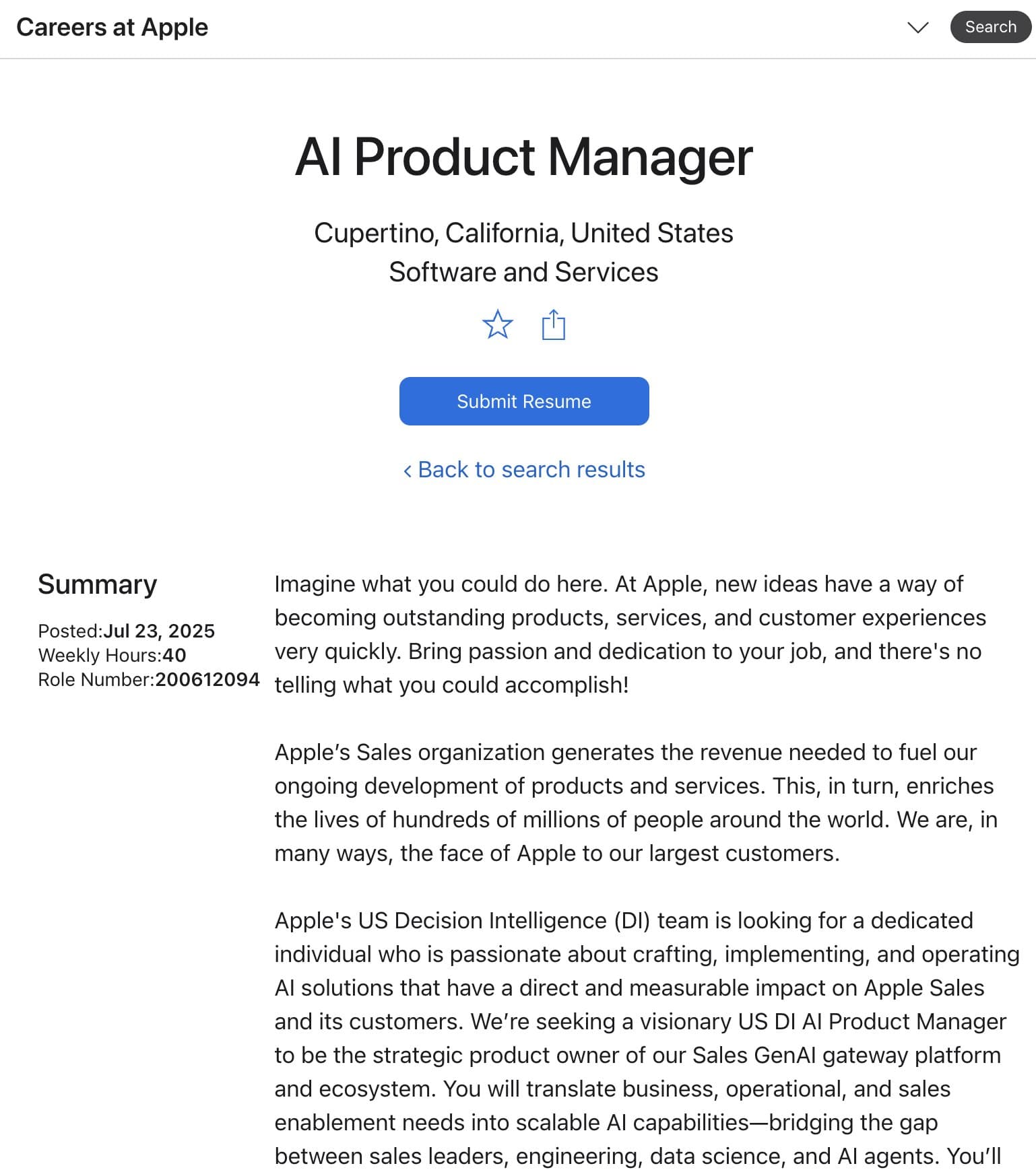 Image for Apple's AI Product Manager Recruitment Surges, Validating Specialized Role in Tech Sector
