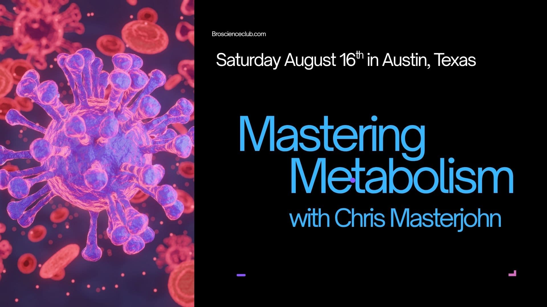 Image for Mastering Metabolism Seminar in North Austin Features Leading Biochemist Dr. Chris Masterjohn