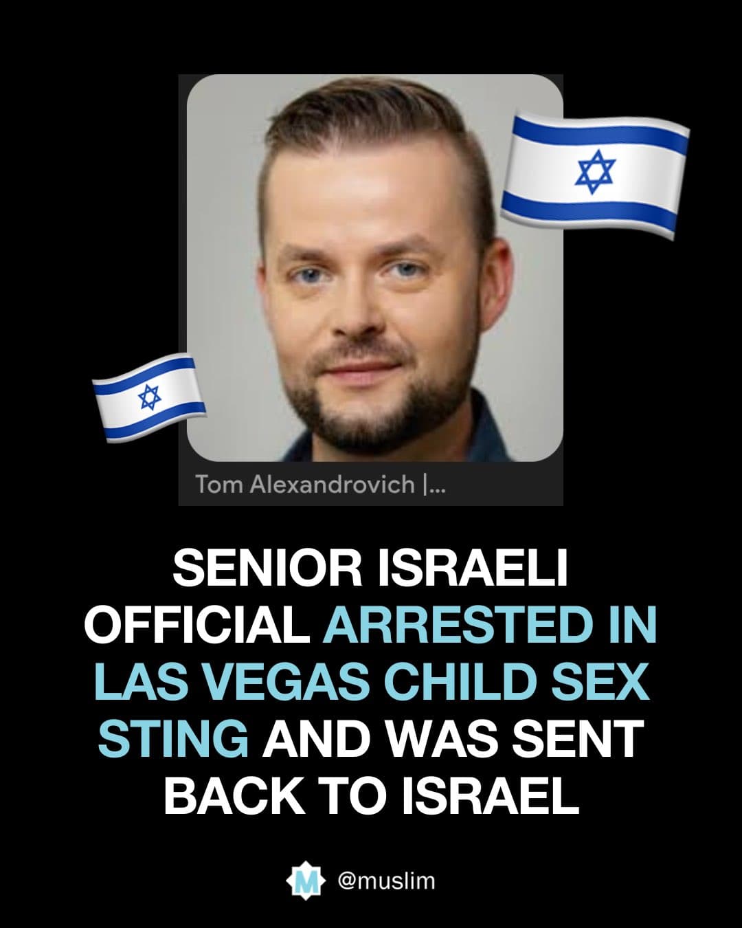 Image for Israeli Official Arrested in Las Vegas Child Sex Sting, Prompting Diplomatic Questions