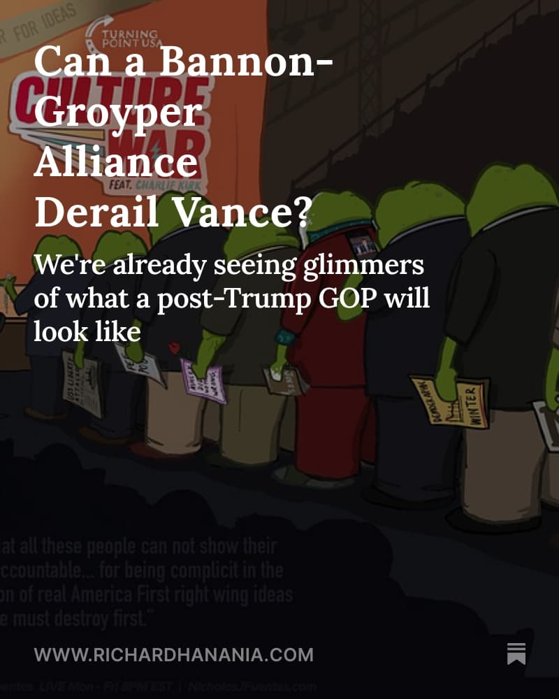 Image for Groyper Ideology's Ascent Signals Internal Republican Strife, Posing Challenge for J.D. Vance