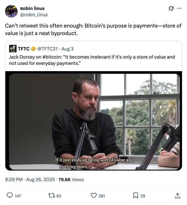 Image for Bitcoin's Core Purpose: Store of Value, Not Payments, Says John Haar Amidst $112,000 Price Point