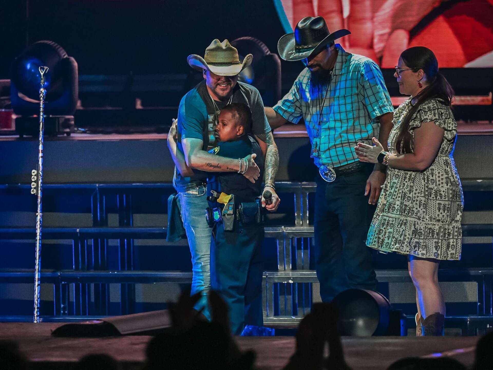 Image for Jason Aldean and DJ Daniel Raise $200,000 for Childhood Cancer Charity