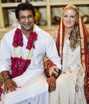 Image for From Huma Mufti to Shaniera Akram: Wasim Akram's Enduring Love Story Through Life's Innings