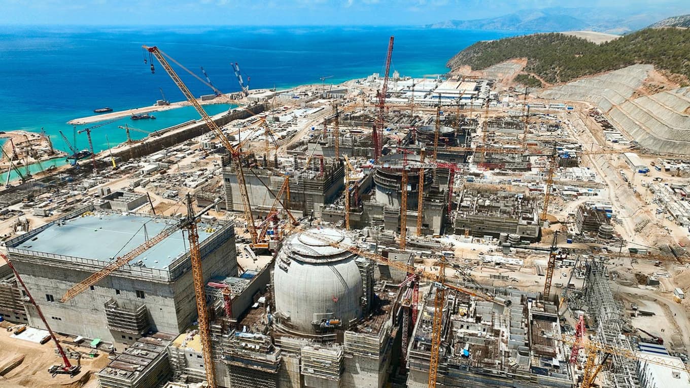 Image for Turkey's $25 Billion Akkuyu Nuclear Plant, Built by Russia, Faces Delays Towards 2028 Completion