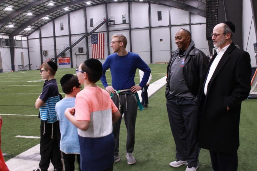 Image for Former Philadelphia Eagles Running Back Yosef Murray Coaches Youth Football in Mitzpe Yericho