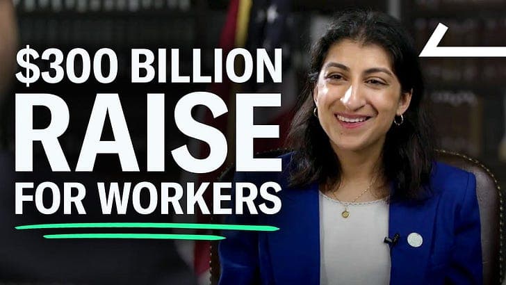 Image for FTC Chair Lina Khan Praises Emmy-Winning More Perfect Union for Essential Working-Class Journalism