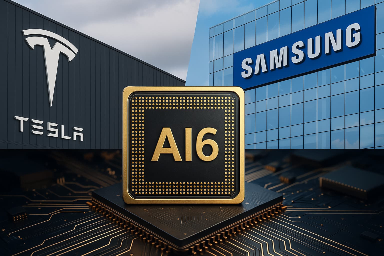 Image for Tesla Secures $16.5 Billion Samsung Deal for AI6 Chip Production, Aims for Annual Design Cycle