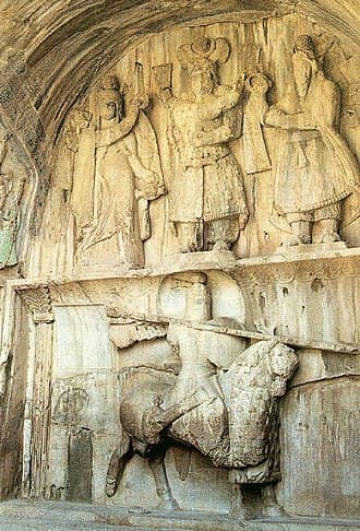 Image for Sassanid Cataphracts: 4th Century Reliefs at Taq-e Bostan Depict Earliest Armored Heavy Cavalry