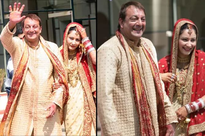 Image for Sanjay Dutt's Love Saga: From Early Romances with Tina Munim and Madhuri Dixit to Enduring Love with Maanayata Dutt