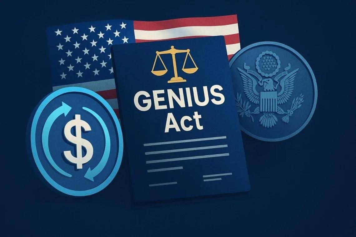 Image for US Senate Passes GENIUS Act 68-30, Advancing Stablecoin Regulation to House