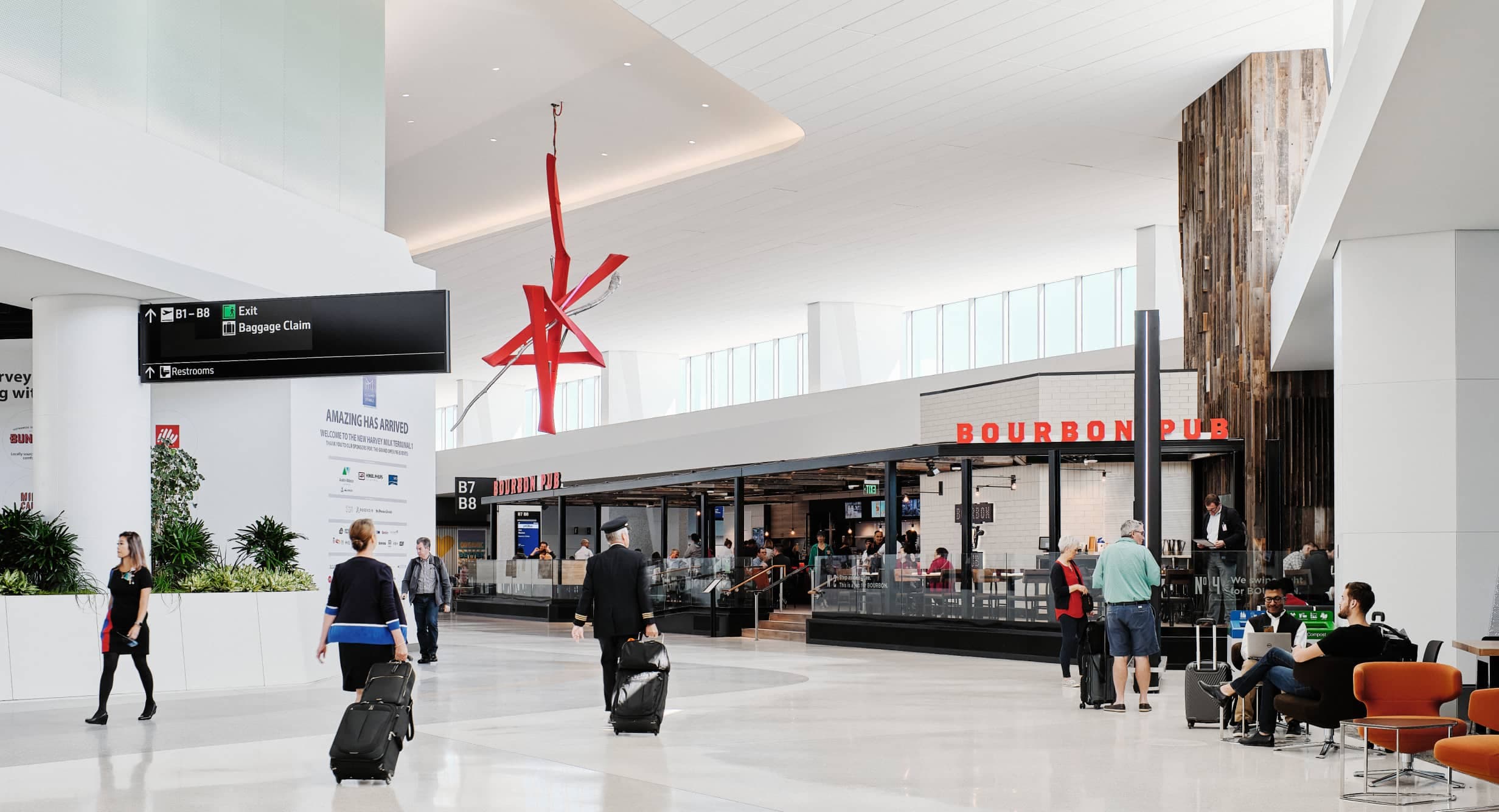 Image for SFO's Harvey Milk Terminal 1 Earns "World's Most Beautiful Airport" Title for 2025