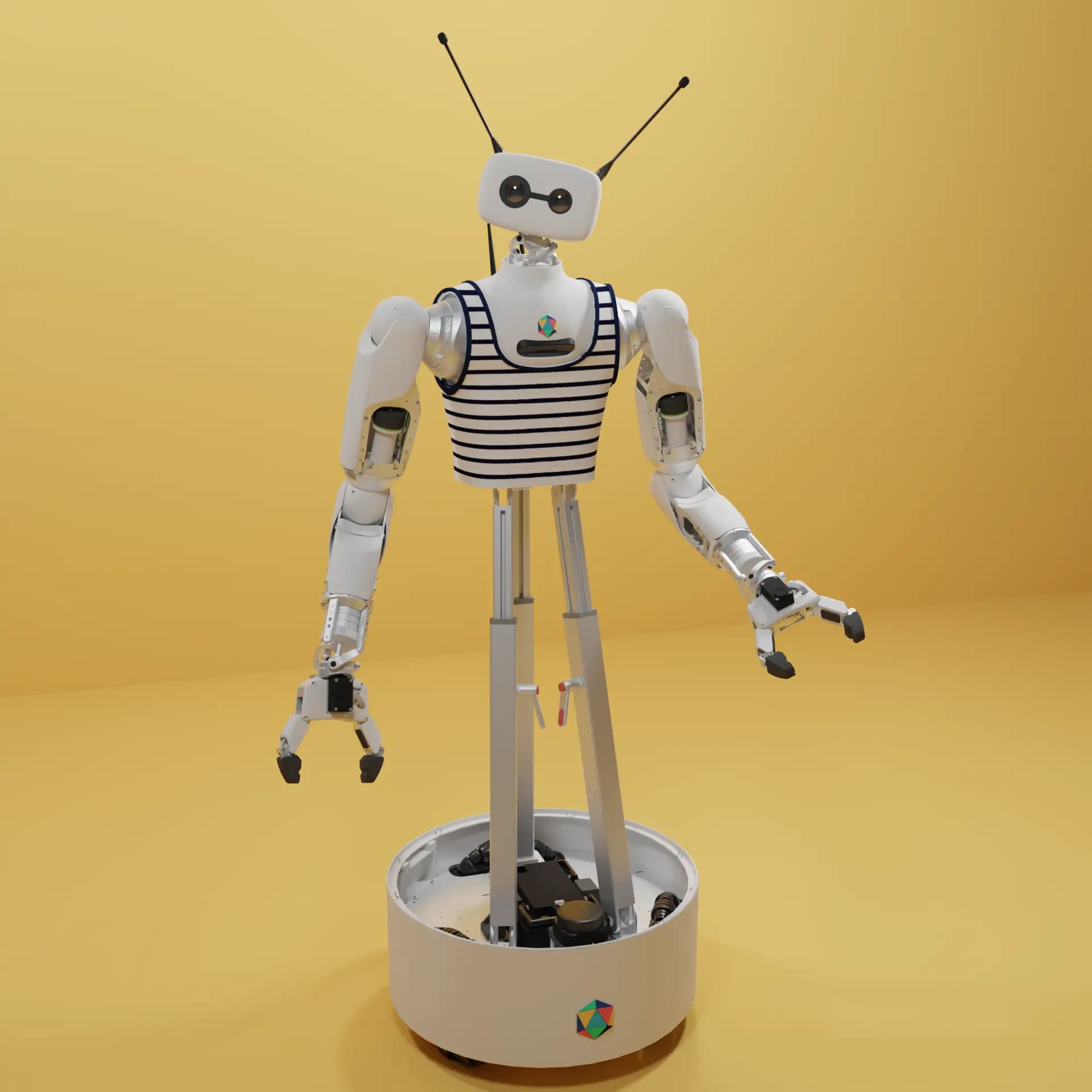Image for Hugging Face-Acquired Pollen Robotics Debuts $70,000 Open-Source Reachy 2 Humanoid Robot