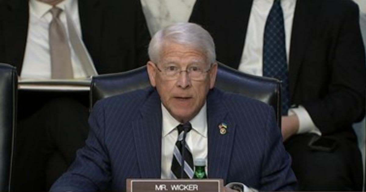 Image for Senator Wicker Maintains Hawkish Stance on Russia Amidst Republican Foreign Policy Shifts