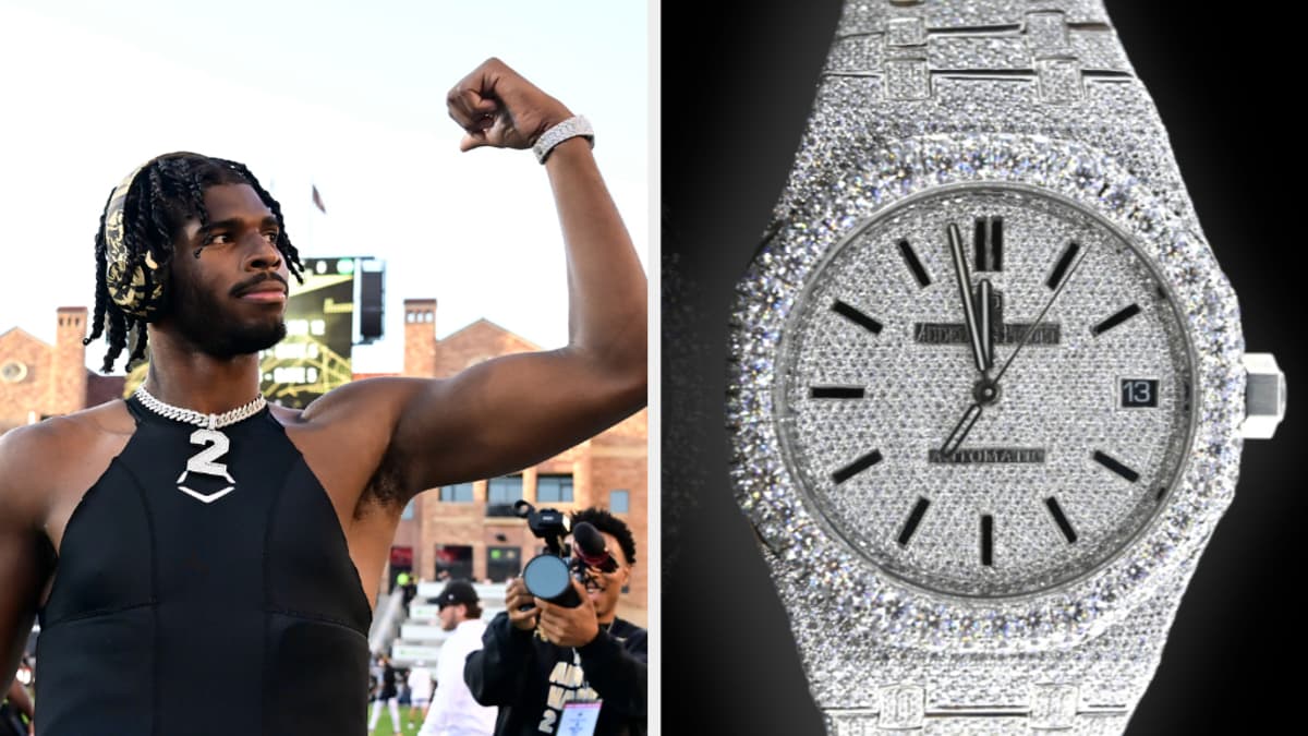 Image for Shedeur Sanders' $350,000 Watch Flex Ignites Debate on NIL Spending in College Sports