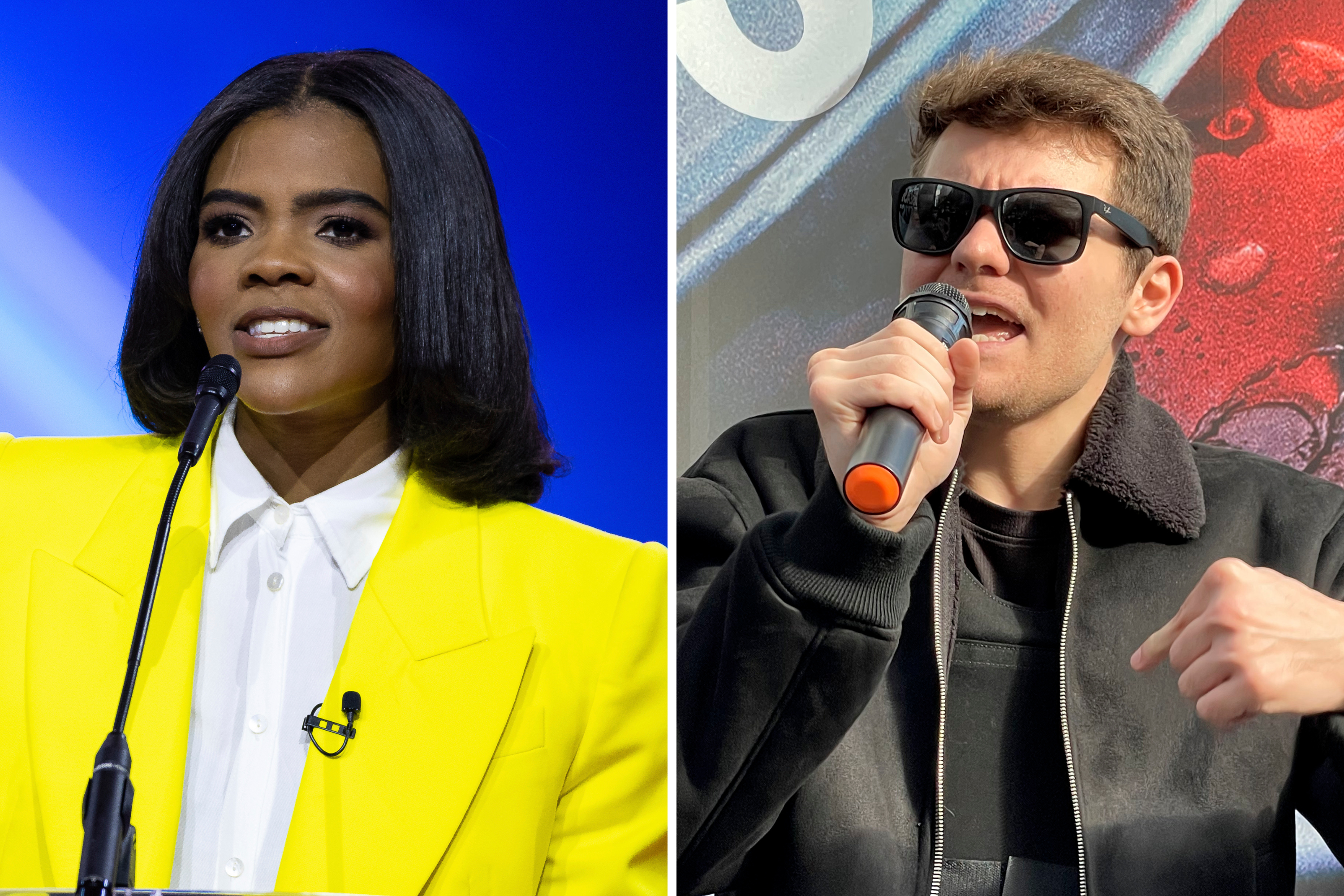 Image for Social Media Post Alleges Nick Fuentes Challenged Candace Owens, Highlighting Far-Right Dynamics