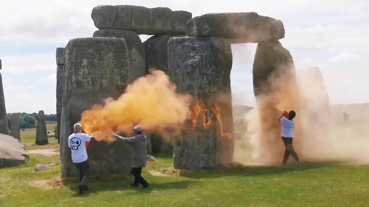 Image for Just Stop Oil Activists Acquitted in Stonehenge Case, Citing Human Rights