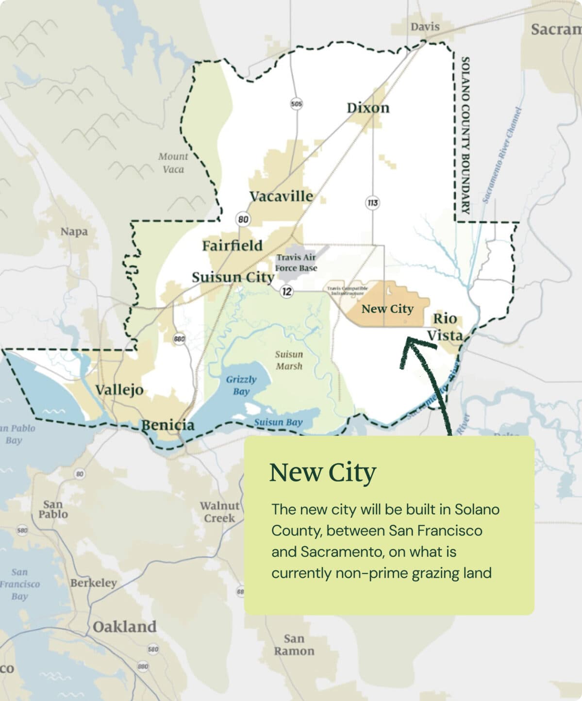 Image for Jan Sramek's California Forever Project Targets 400,000 Residents Amidst Annexation Talks