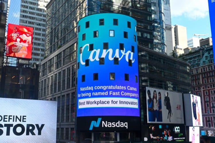 Image for Canva Reaches $42 Billion Valuation in Pre-IPO Employee Share Sale