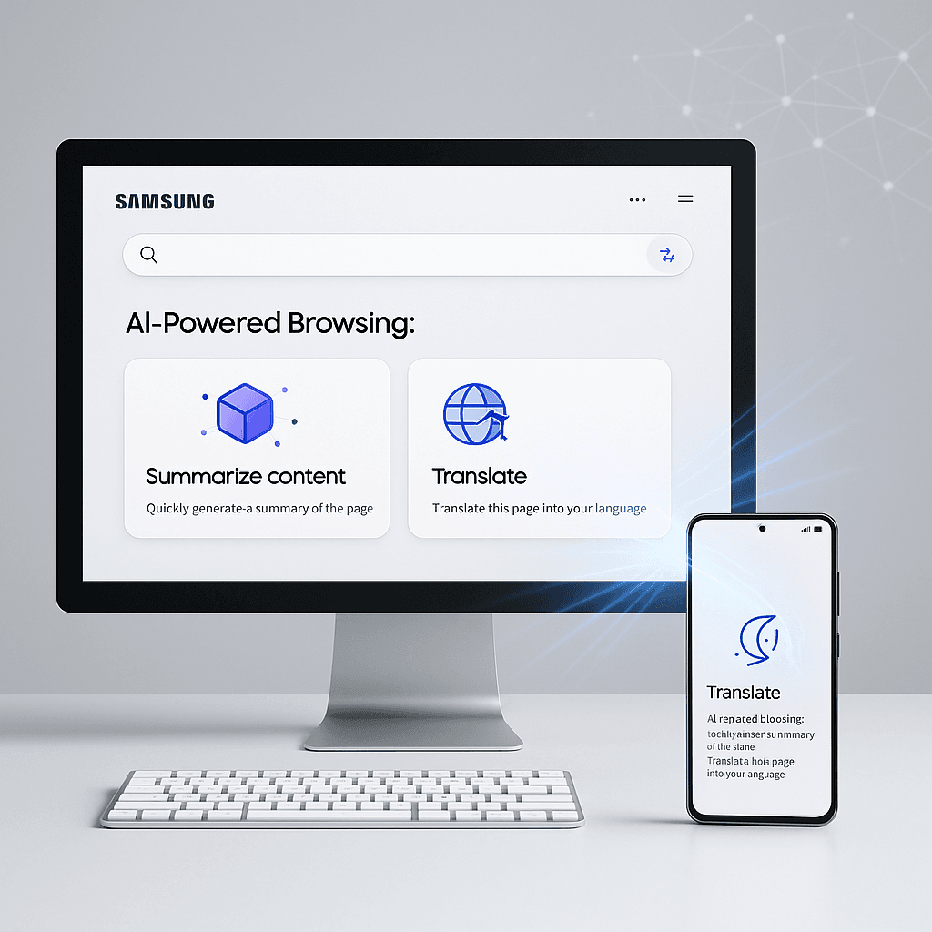 Image for Samsung Internet Launches Windows Beta with Galaxy AI Integration, Surprising Market