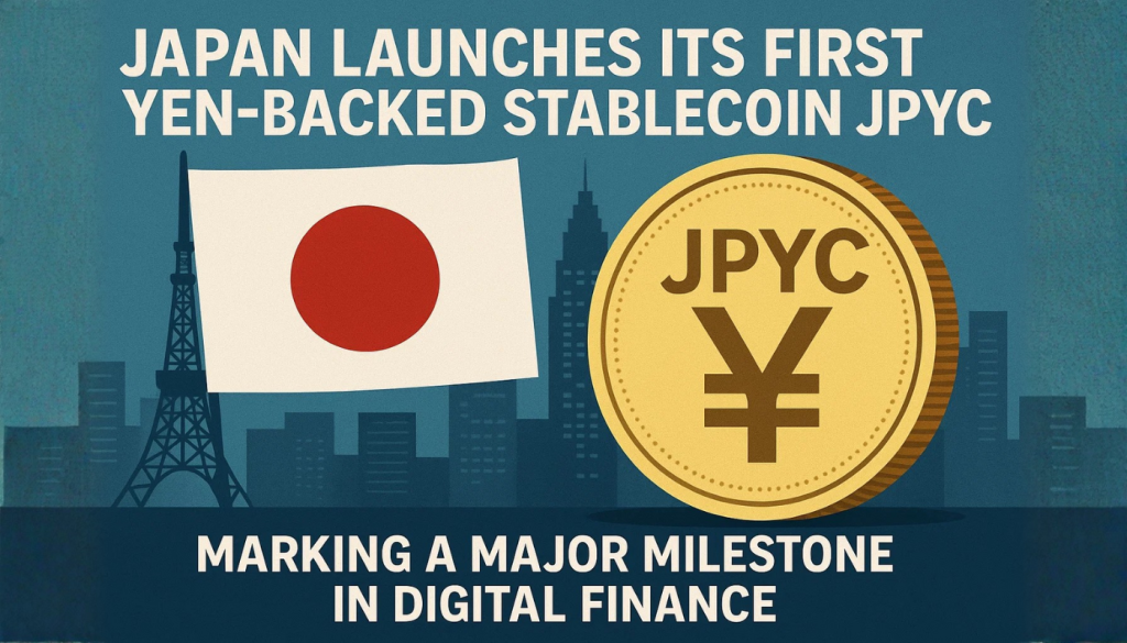 Image for Japan Launches First Regulated Yen-Backed Stablecoin JPYC on Ethereum, Targeting ¥10 Trillion Issuance