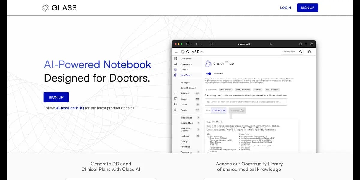Image for Glass Health 4.0 Outperforms Leading AI Models and Human Physicians on New NOHARM Clinical Safety Benchmark