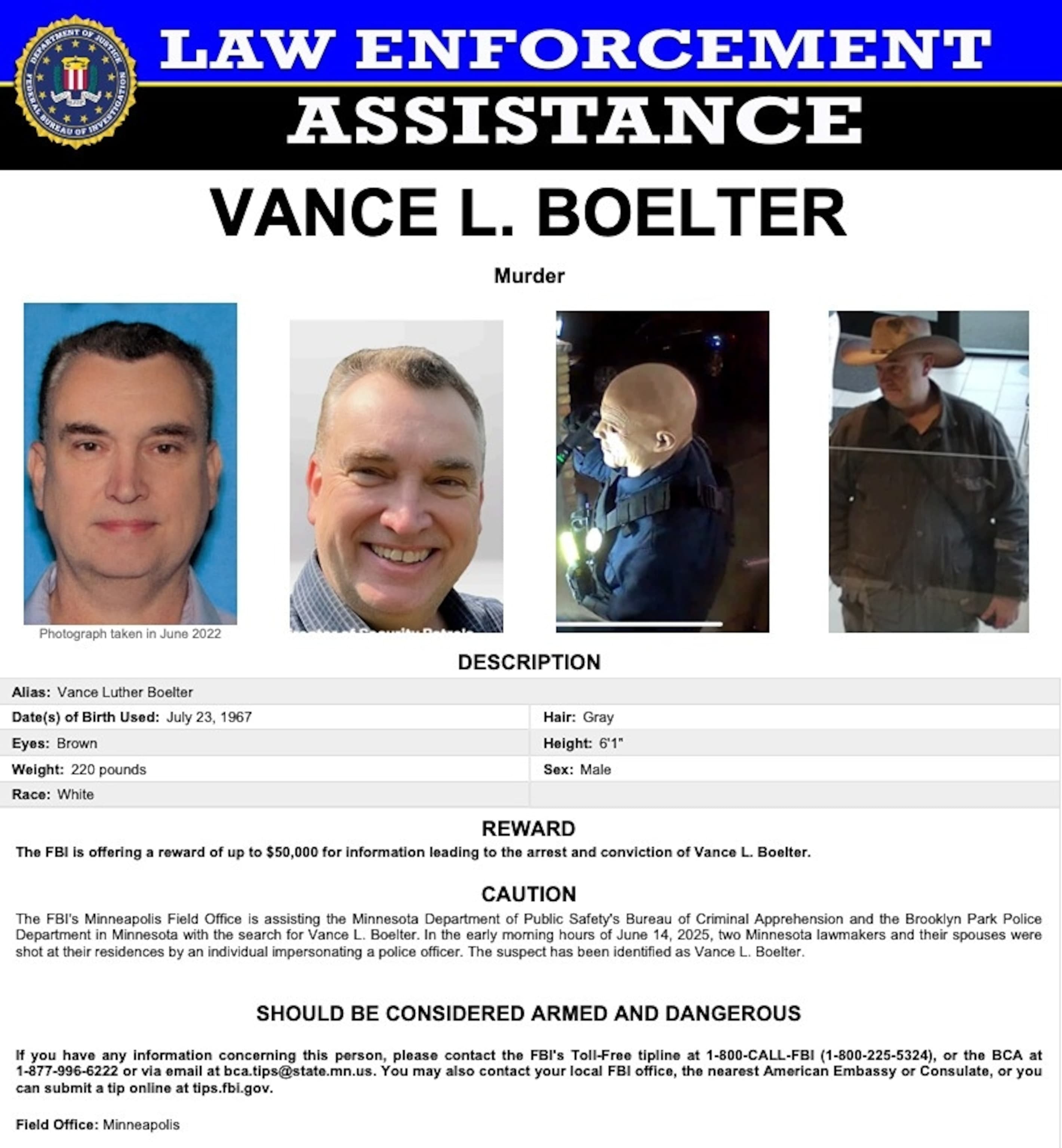 Image for Governor Walz's Reappointment of Accused Shooter Vance Boelter Sparks Political Criticism