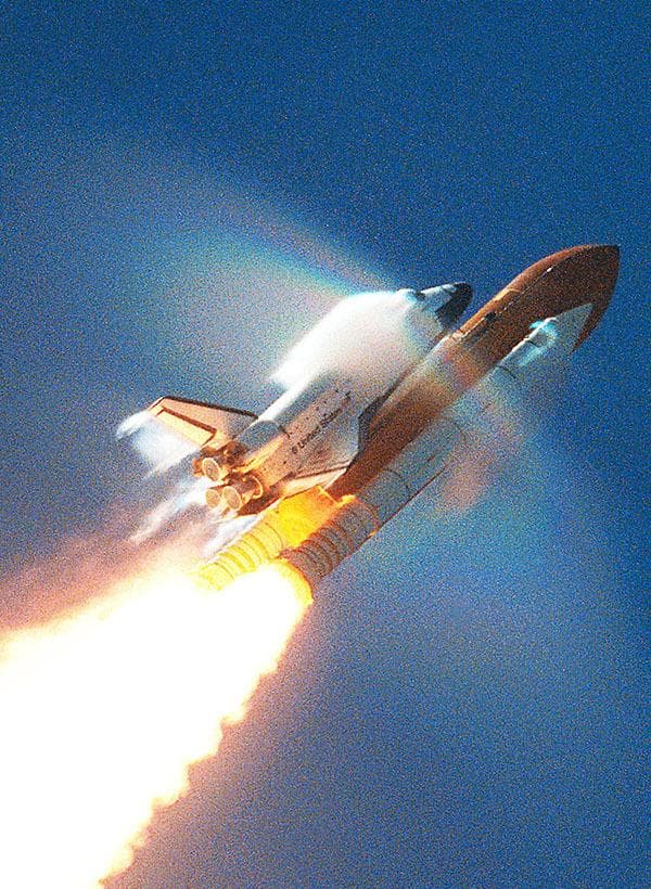 Image for Space Shuttle's Distinct Double Sonic Boom Inherently Avoided Amplified Sound