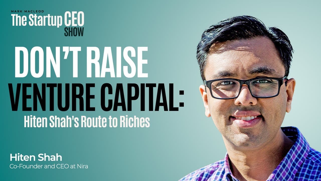 Image for Veteran Entrepreneur Hiten Shah Details 10 Unexpected Realities for First-Time Founders