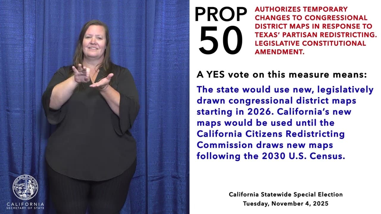 Image for California's Proposition 50: A Divisive Battle Over Congressional Redistricting