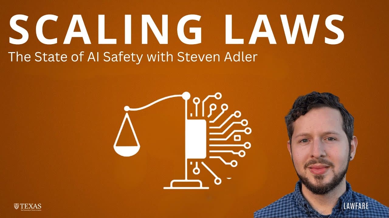 Image for Steven Adler Advocates for Federal AI Safety Laws, Warns Against Regulatory Stalling