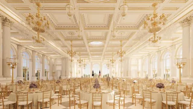 Image for White House $250 Million Ballroom Project Sparks "Manufactured Outrage" Amid East Wing Demolition