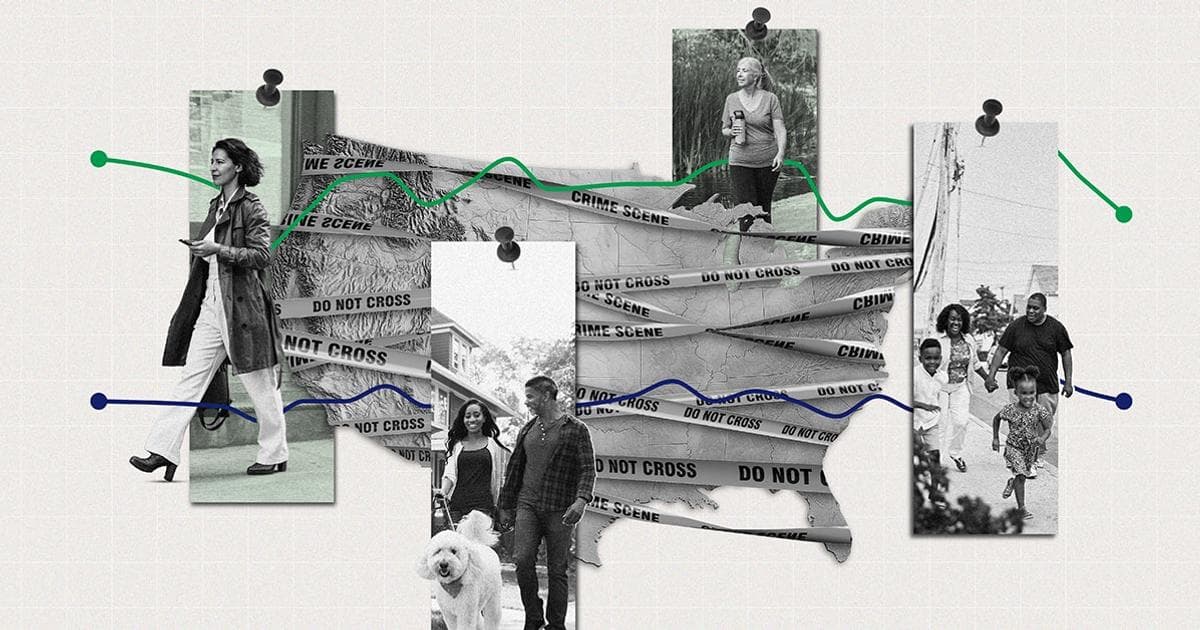 Image for Partisan Divide Widens in Perceptions of U.S. Crime Trends