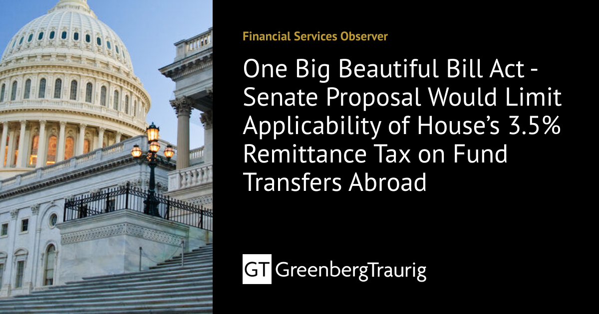 Image for Former White House Official Proposes Drastic 10x Remittance Tax Hike