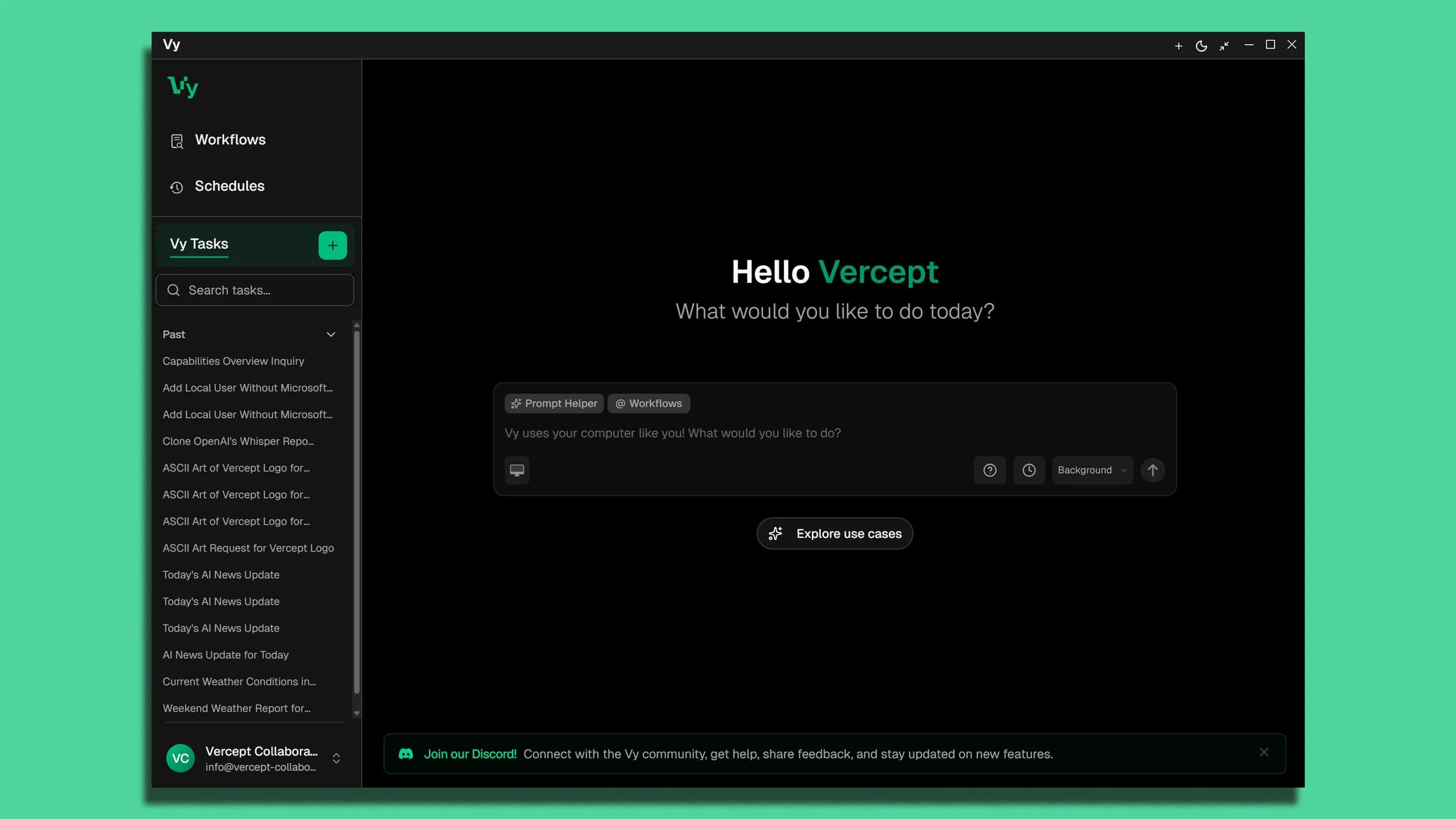 Image for Vercept's AI Agent Vy Officially Launches with Strong Organic User Adoption