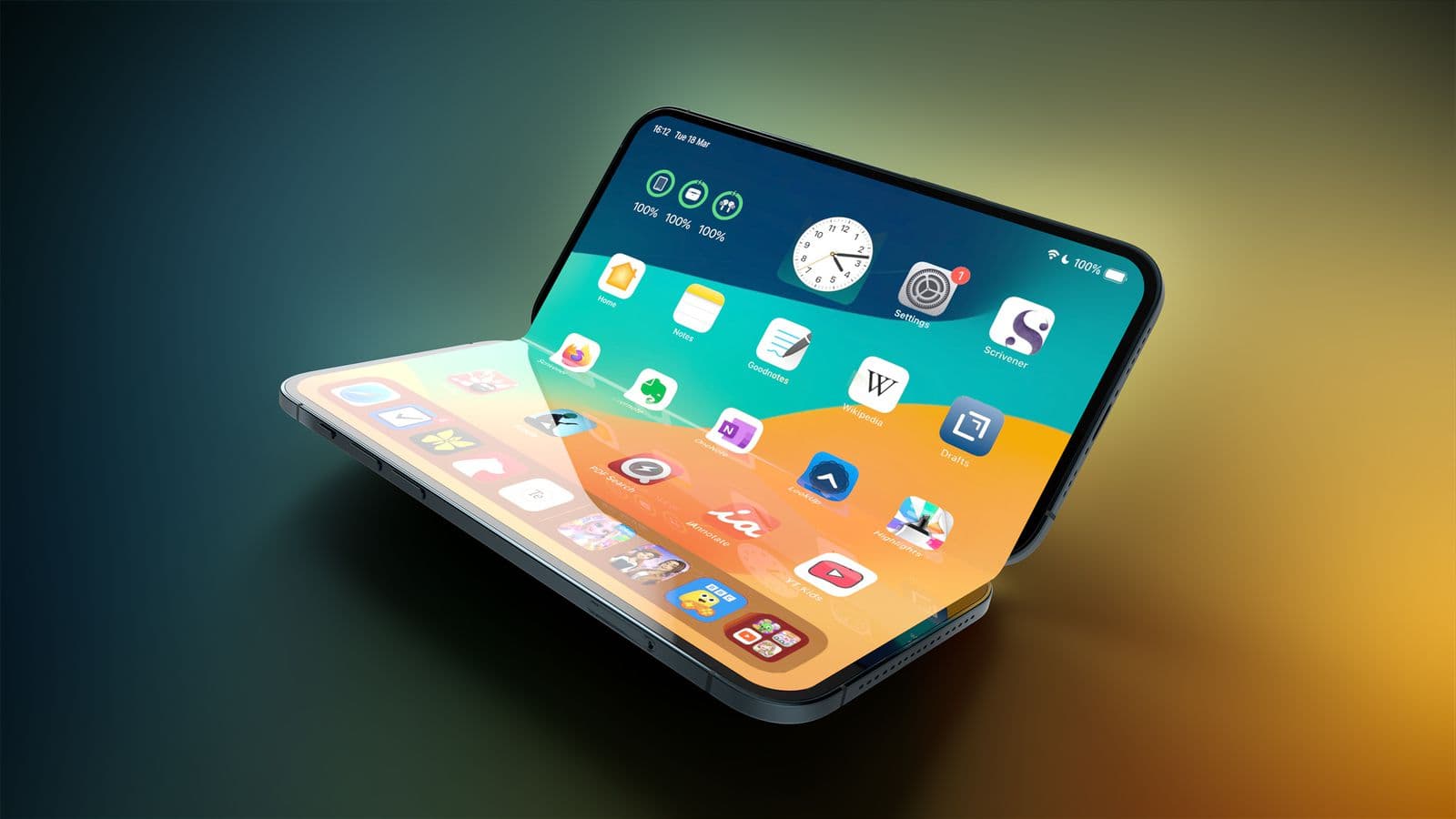 Image for Foldable iPhone Price Rumors Suggest Over $3,000 Tag, Positioning iPad Mini as "Sensible Choice"