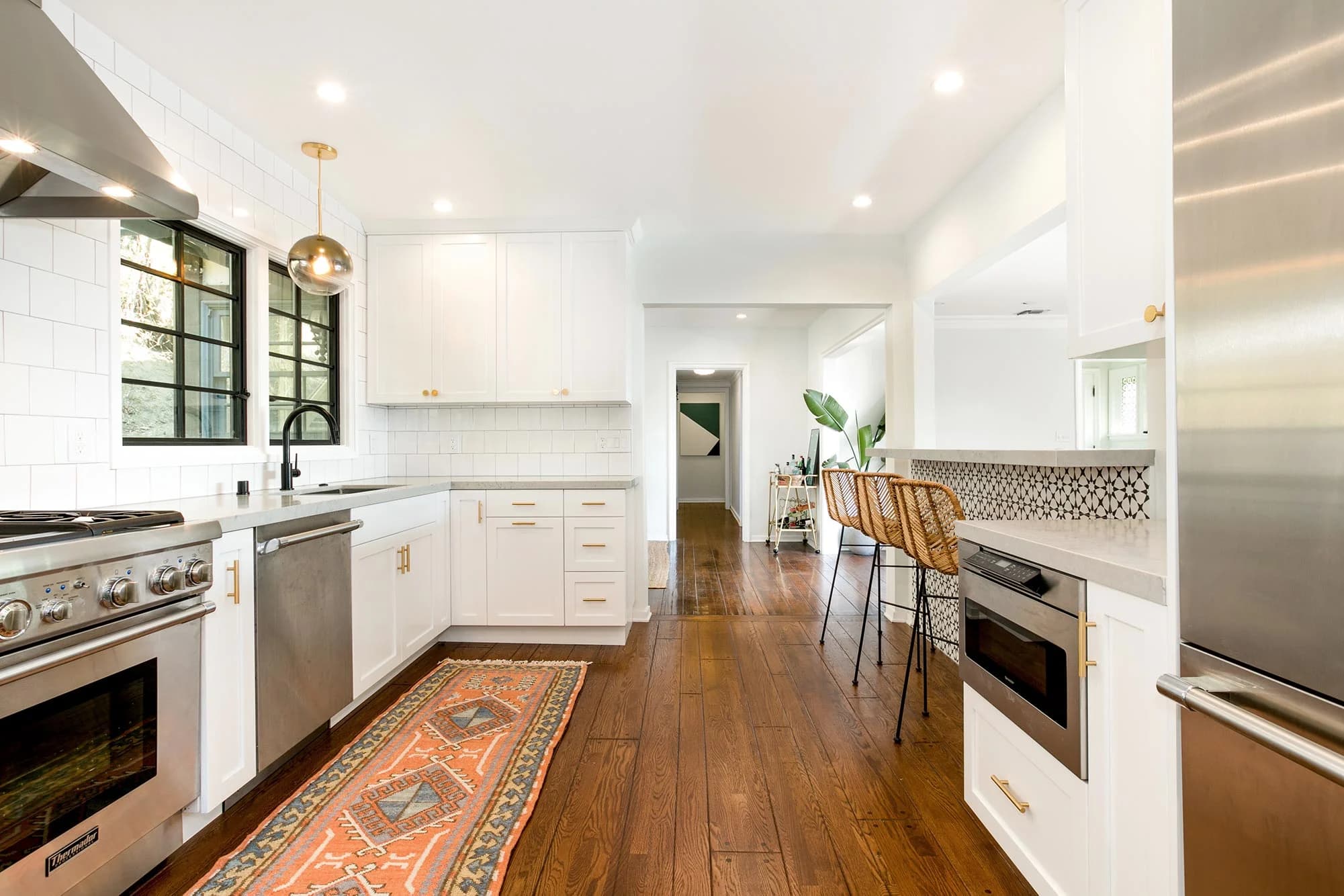 Image for Los Feliz Homeowners Invest $200,000 in Kitchen Centered on Massive Marble Island