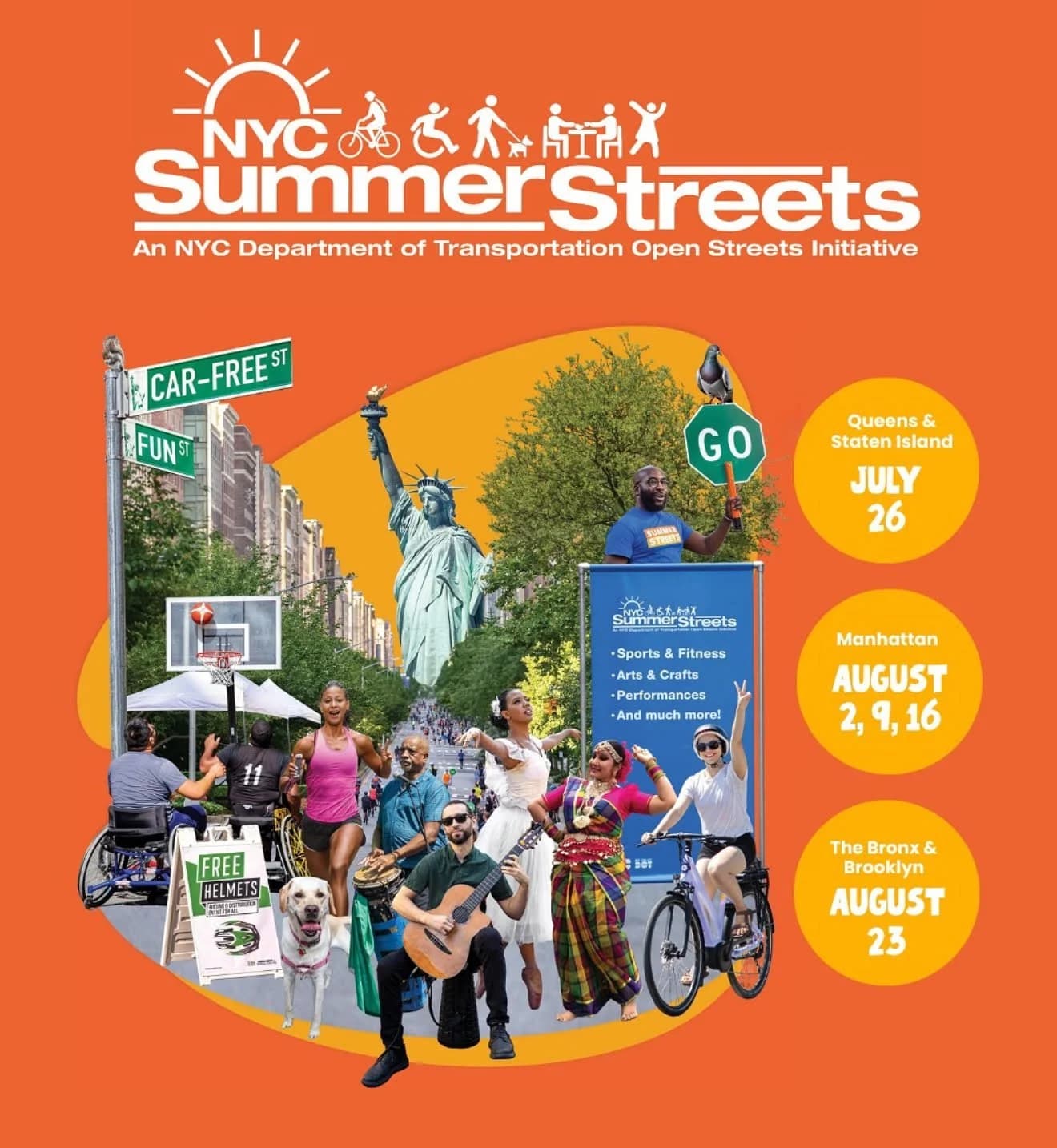 Image for NYC Summer Streets Transforms Over 22 Miles of City Streets for Public Enjoyment