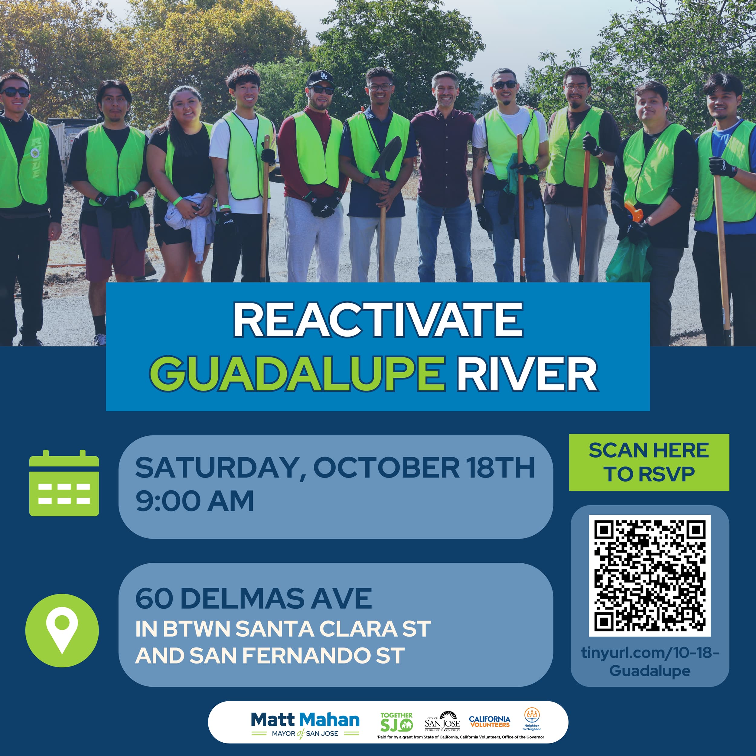 Image for San Jose Mayor's Weekly Clean-up Mobilizes Hundreds, Fostering Community on Guadalupe River Trail