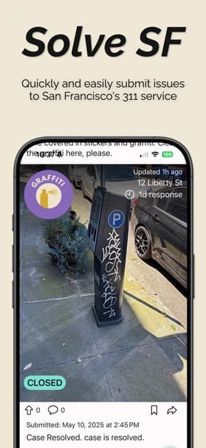 Image for Solve SF App Captures 37% of Daily 311 Reports, Sets New Record Amid Imminent Shutdown