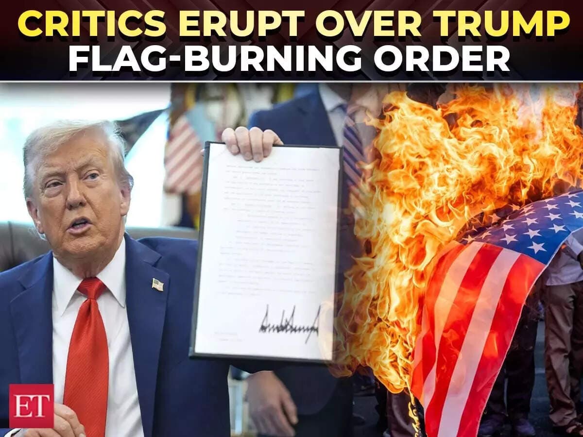 Image for US Legal Precedent Firmly Protects Flag Burning as Free Speech, Challenging "Blasphemy Law" Comparison
