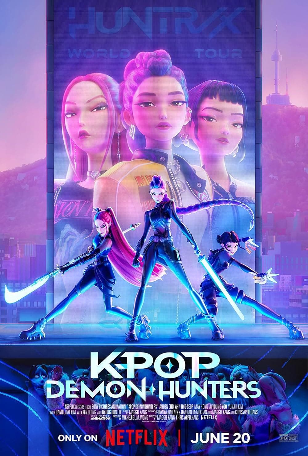 Image for "KPop Demon Hunters" Achieves 184.6 Million Views, Becomes Netflix's Second Most-Watched English-Language Film Amidst Cultural Critique