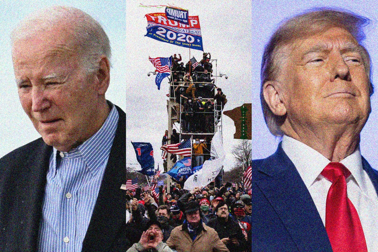 Image for Trump Labels Biden Administration "Mean People" Over January 6 Actions Amidst Ongoing Political Divide