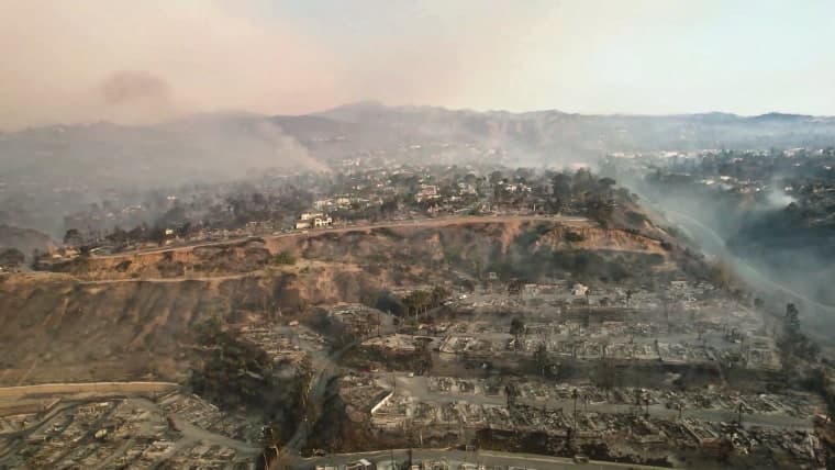 Image for Pacific Palisades Fire Devastation Lingers Months Later, Rebuilding Efforts Hampered
