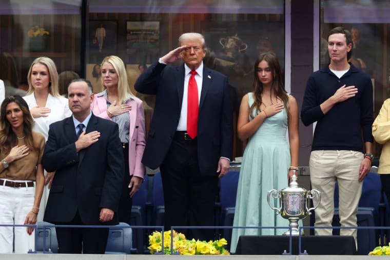 Image for Donald Trump's US Open Appearance Elicits Mixed Crowd Reaction During National Anthem