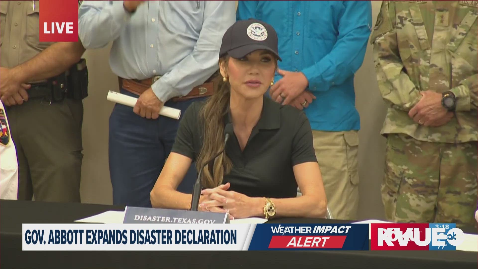 Image for DHS Secretary Noem's $100,000 Approval Policy Under Scrutiny Following Texas Flood Response